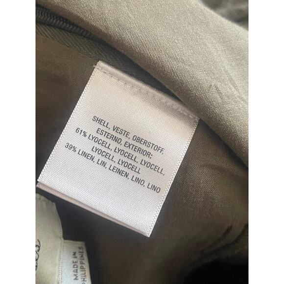 Anthropologie‎ Elevenses Jumpsuit Olive Green - Picture 12 of 12